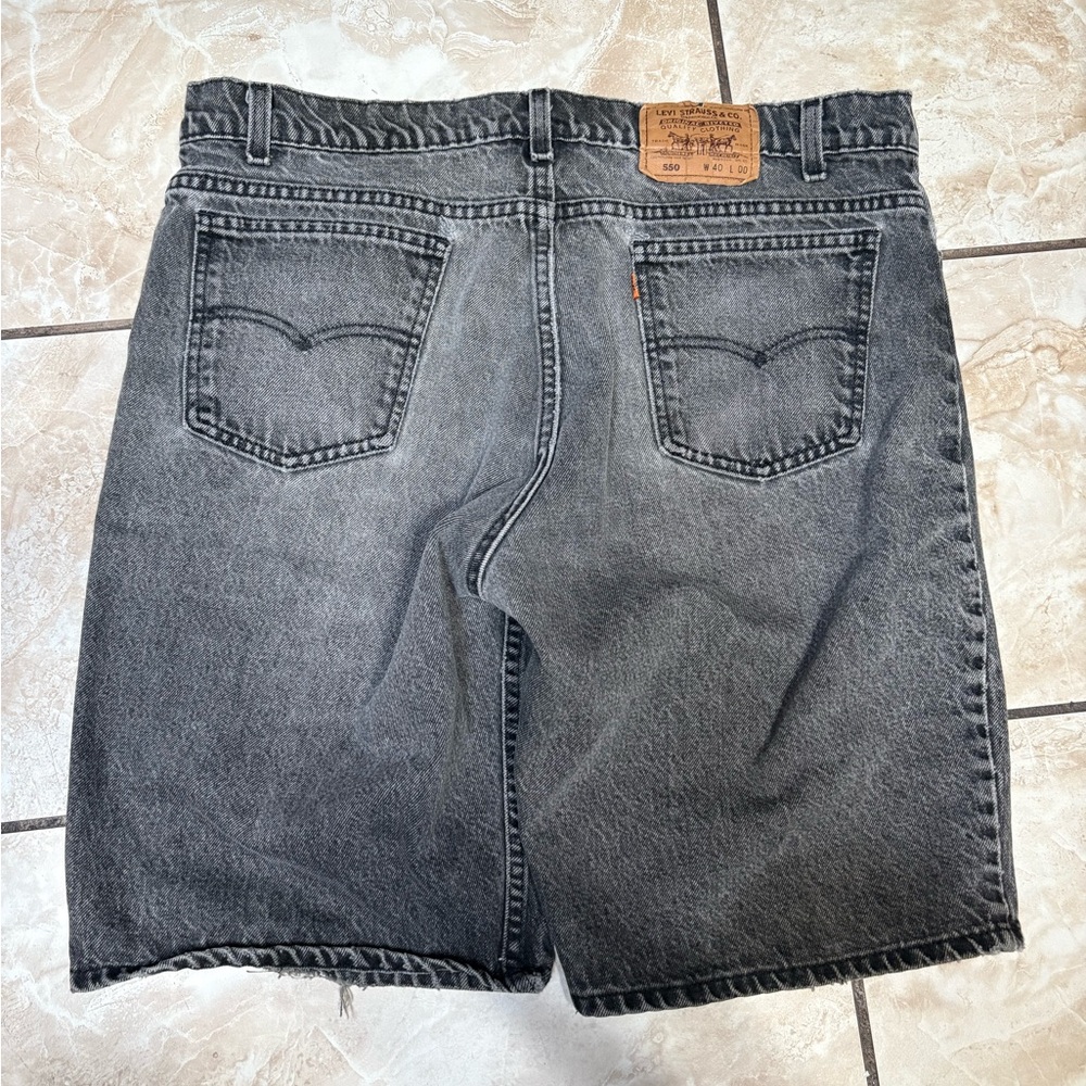 Levi's Dark Gray Jean Shorts